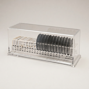 Kit d'identification des pierres précieuses en acrylique SUNTOOLS/STIPL avec 30 échantillons de couleurs et tamis en plastique de 4,8 cm pour le test et la mesure des bijoux - Product Image 1