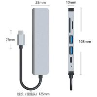 Base de Conexión USB C 6 en 1 SYONG, Hub USB C con Monitor Dual Revodok 206, Base USB-C para Computadoras Portátiles Thinkpad, HP, Dell y Más