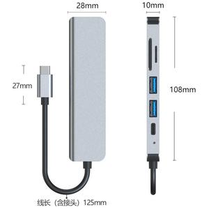 SYONG 6-in-1 USB C Docking Station, ฮับ USB C พร้อมจอภาพคู่ Revodok 206 USB-C Dock สำหรับแล็ปท็อป Thinkpad, HP, Dell และอื่นๆ - Product Image 3