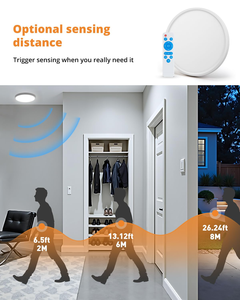 Lámpara de Techo LED Inteligente Moderna con Sensor de Movimiento PIR, Clasificación IP44 y Temperatura de Color Ajustable, Venta al Por Mayor - Product Image 4