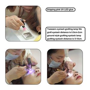 Pinky Leem Hot Selling Faux Cils Pink 1 Sec Eye Lash Glue UV Pink Blue Clear Purple Eyelash Extension Glue Adhesive - Product Image 4