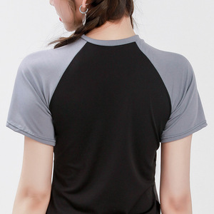 Bộ đồ bơi hai mảnh thể thao bảo thủ Zip-up đơn giản của phụ nữ là một sinh viên đào tạo chuyên nghiệp bơi lội - Product Image 2