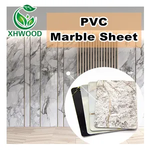 Prezzo all'ingrosso foglio di marmo PVC lucido 3mm * 1220*2440mm per la decorazione della parete