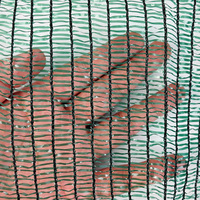 Vert foncé jardin parasol toit Portable Hdpe matériel coupe-vent pliant filet pour serre ombre filet