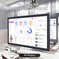 PC tactile industriel 4K personnalisé de 21.5 pouces avec une nouvelle tablette de moniteur de panneau de résolution Full HD avec interface USB