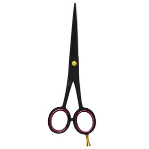 Ciseaux de barbier légers de haute qualité avec lame en acier inoxydable tranchante et poignée en caoutchouc pour une utilisation professionnelle en salon de coiffure - Product Image 3