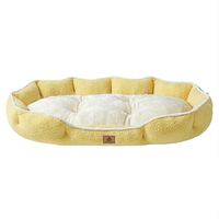Nouvel Arrivage Matelas Octogonal Rembourré pour Animaux de Compagnie, Tissu Doux et Chaud, Isolation Thermique, Base Antidérapante, Usage Domestique Intérieur