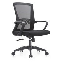 Chaise de bureau ergonomique en maille JOHOOFURNITURE, fabrication directe, coussin épais confortable, base à cinq étoiles durable, hauteur réglable