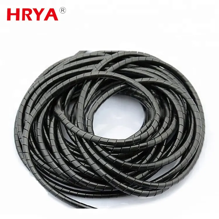 Hot Selling Flexible PE Material Spiral Cable Sleeves Wire Wrap Tube Organizing Managing Cables High Demand Wire Wrapping Bands