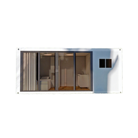 Maison mobile préfabriquée en acier léger au design moderne, maison modulaire, chambre ou hôtel, villa moderne