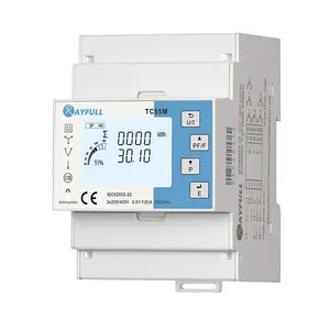 Rayfull TC55M 3 Phase Solar Pv Energy Meter Multiparameters RS485 Modbus Energy Meter For Photovoltaic System Meter Only