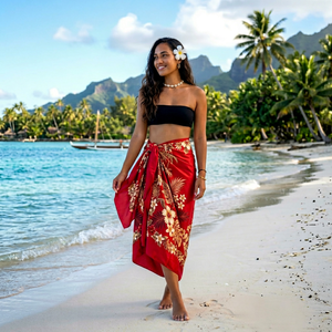 Pareo Sarong de Satén con Puntos Tejidos Personalizados, Ligero, para Playa y Resort, Fabricante y Proveedor OEM ODM para Niños - Product Image 1