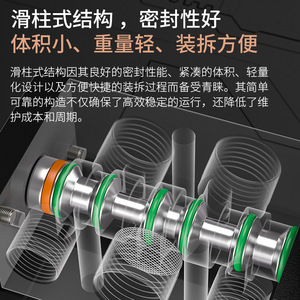 Suodi Manual Pull Valve 4R210-08 2 Position 5 Way 1/4 In Port Compressed Air <b>Control</b> Valve - Product Image 2
