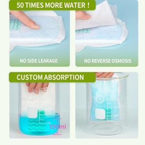Serviettes hygiéniques à ailettes 100 % coton biologique ultra-minces super absorbantes sans chlore marque privée avec protection anti-fuites SAP du Japon - Product Image 3