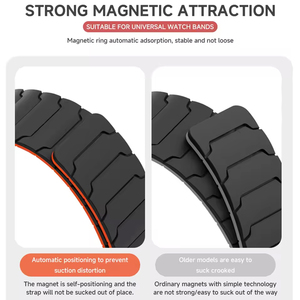 <span class=keywords><strong>Bracelet</strong></span> magnétique en boucle pour <span class=keywords><strong>Garmin</strong></span> <span class=keywords><strong>Forerunner</strong></span> 570 265 <span class=keywords><strong>55</strong></span> 255 245 165/Vivoactive 6 5/Venu 4 3 2Plus, <span class=keywords><strong>bracelet</strong></span> en silicone 20 mm 22 mm - Product Image 5
