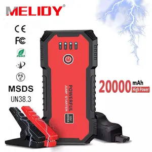 Auto Jump Starter Power Bank Truck 24V Batterij 20000Mah 2in 1 En Luchtcompressor 4000a Ev