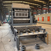Máquina Manual de Pequeña Escala para Fabricar Cartones y Bandejas de Huevos