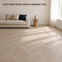 Panneau de parquet en céramique personnalisé anti-décoloration à motif feuille, carrelage imitation bois Versailles français, pour intérieur de villa de luxe, hôpital, appartement