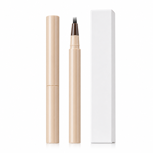 Stylo à sourcils liquide 4 pointes de qualité supérieure, bio, végan, waterproof et anti-bavures pour des sourcils d'apparence naturelle pour le maquillage quotidien des yeux - Product Image 4