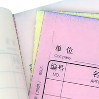 Livre de factures sans carbone de qualité supérieure avec impression de logo