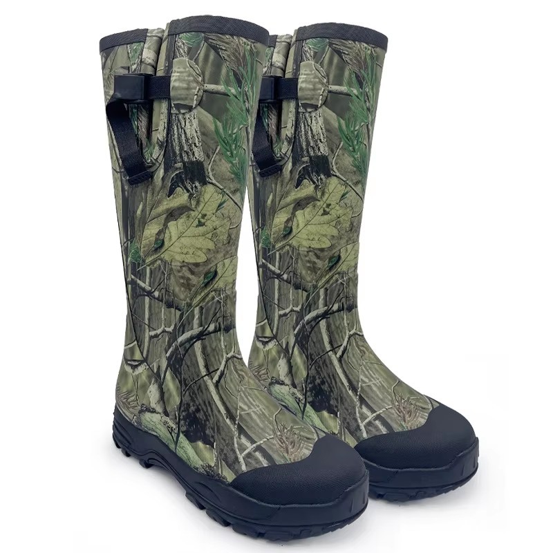 Camo Fishing Boots - Durable, Waterproof & Versatile display picture 1