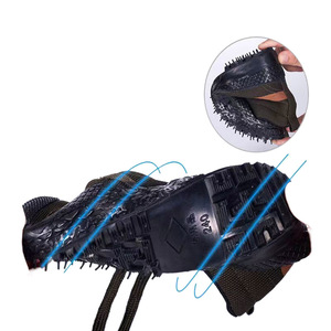 Zapatos de Trabajo de Goma para Hombre, Tacón Bajo, Antideslizantes, Transpirables, Camuflaje, Zapatos de Seguridad Unisex para Senderismo al Aire Libre - Product Image 1