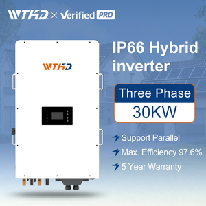 Sistema de Energía Solar Híbrido Trifásico de 30KW de Alto Voltaje para Proyectos Comerciales e Industriales - Product Image 4
