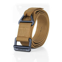 Cinturón Táctico de Nailon HT para Exteriores, para Hombres y Mujeres, para Combate, Rescate, Deportes de Ocio, Escalada, 38 mm de Ancho, con Hebilla de Hierro