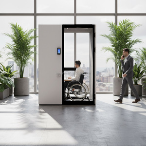Cabine de bureau acoustique insonorisée Comine, design intérieur pour un environnement de bureau sans obstacle - Product Image 1