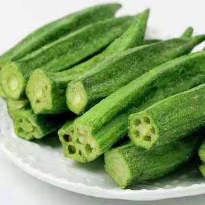 Keripik Makanan Ringan Sayuran Kering Beku Sehat <span class=keywords><strong>Okra</strong></span> Kering - Product Image 4