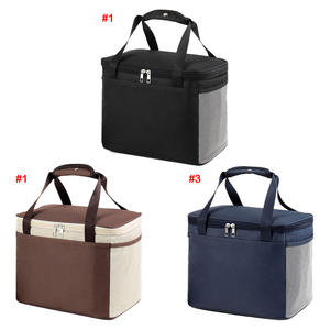 Sac à lunch isotherme personnalisé avec logo IDEA GIFT, sacs thermiques imperméables en Oxford, sacs thermiques en aluminium pour la livraison de nourriture avec logo - Product Image 2