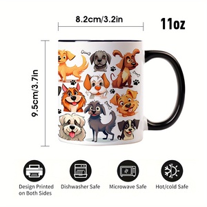 11 oz đáng yêu <span class=keywords><strong>Beagle</strong></span> Poodle shih tzu Jack Russell Terrier Puppy thiết kế diytree Thương hiệu gốm cốc cà phê - Product Image 2