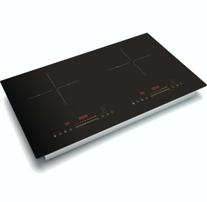 Aparato de cocina Cocina de inducción eléctrica de 3 quemadores Placa de inducción de cerámica incorporada - Product Image 4