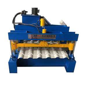 Panel de hoja de techo <span class=keywords><strong>trapezoidal</strong></span> para Tejas Ibr, maquinaria de Material de construcción, máquina cortadora de fabricación de techos de Metal, formación de rollos - Product Image 6