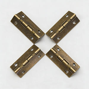 Bisagra de hierro de posicionamiento a 90 grados para pequeñas cajas de regalo y joyería, bisagra de gabinete con esquinas redondeadas mini, para sala de estar y dormitorio contemporáneos - Product Image 4
