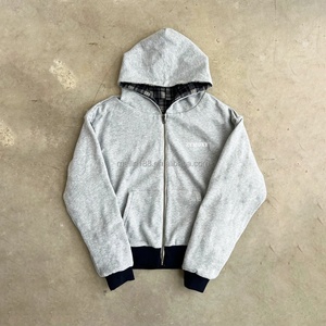 Sweat-shirts en molleton français de haute qualité pour hommes, tous motifs à carreaux, coupe oversize, épais, réversibles – Fabricant de vêtements - Product Image 2