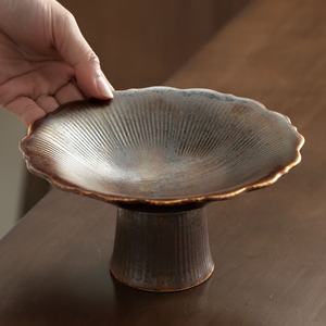 Platos de cerámica con forma de flor para <span class=keywords><strong>restaurante</strong></span>, cuencos y platos de porcelana única nórdica para postre y fruta - Product Image 1