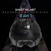 Caméra Moto 1080P Casque Enregistreur Sport WIFI Action Caméra Construit avec Avertissement Feu Arrière et Lunettes de Soleil avec Suivi GPS