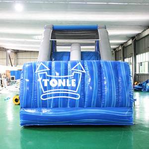 Carrera de obstáculos inflable comercial Blue Wave Games a la venta - Product Image 6