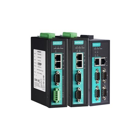 Industrial Device Servers NPort IA5250A with RS-232/422/485 Support VLAN 10/100/1000Mbps Transmission