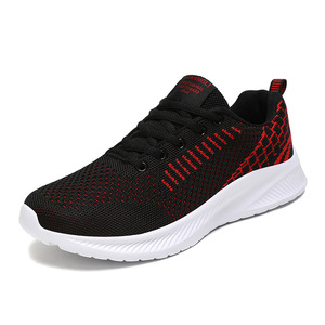 <span class=keywords><strong>Sneakers</strong></span> Casual da <span class=keywords><strong>Uomo</strong></span>, Leggere con Lacci, in Rete Traspirante Nera, <span class=keywords><strong>Suola</strong></span> in EVA, Scarpe Sportive - Product Image 4