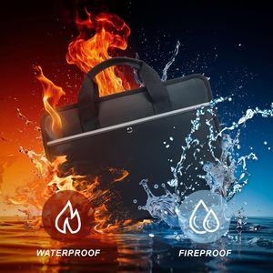 Công Suất Lớn Chống Cháy Không Thấm Nước Tài Liệu Tổ Chức Di Động Tập Tin Chủ Với Khóa Dây Đeo Vai Cho Nhà Văn Phòng Hoặc Trường Học - Product Image 2