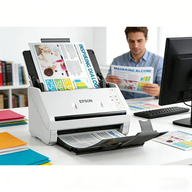 Original DS-530II Sheet Fed Scanner A4 One Pass Duplex Scanning Machine USB3.0 for Contract & Invoice Digitization