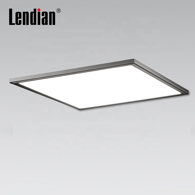 Indoor White Nickel Ultra-thin Round Surface Mounted Luz De Panel Del 600*600 12w 18w 6watt Pop Led Panel square Ceiling Light · image 3