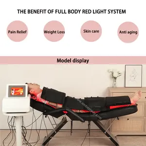 חם מכירה אדום מכונת טיפול אור אדום 660/850nm מכונת שריפת שומן עבור הגוף מתאר עיצוב/הקלה בכאב