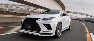 For for RX300 Upgrades AT-style Carbon Fiber Front Lip <b>Bumper</b> Side Skirt Diffuser Spoiler Body Kit 2015-2019 Self-adhesive New - Product Image 2