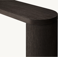 Console étroite traditionnelle en chêne massif pour salon, couloir, hôtel et salle à manger - Meuble artisanal écologique pour la maison
