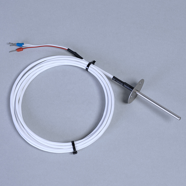 High Sensitivity Sensor PT100 RTD IP65 Waterproof Temperature Sensor Module Stainless Calibration with Flange Installation