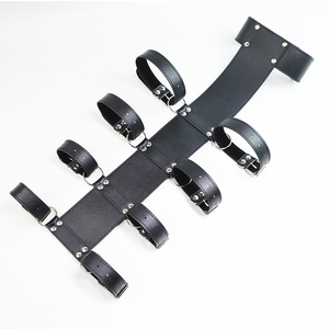 Arnés Corporal Ajustable de Cuero para BDSM, Juguete Sexual, Juego de Roles, Sujeción de Brazos, Esposas de Bondage para Espalda, Correa de Restricción, Equipo de Bondage - Product Image 6