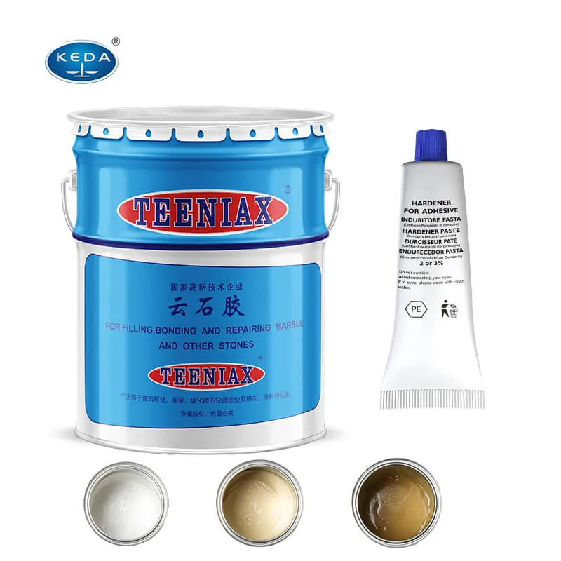 Keda Teeniax China Fabriek Levering 1L 4L 19L Transparant Wit Snelle Cure Aangepaste Steen Lijm Lijm Voor Knikkers